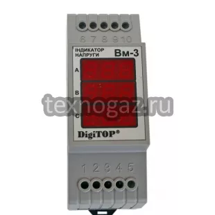 Вольтметр трехфазный ВМ-3 DigiTOP  фото 3